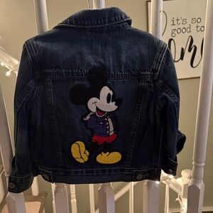 Kids Denim Jacket with Cartoon Design